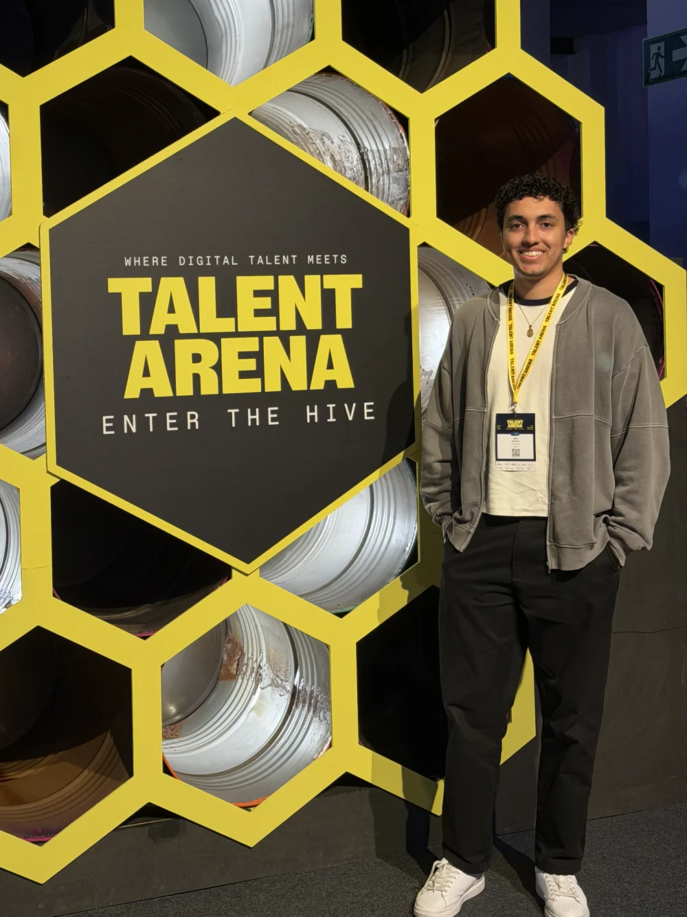 Mikel Dewisme en el Talent Arena de Barcelona